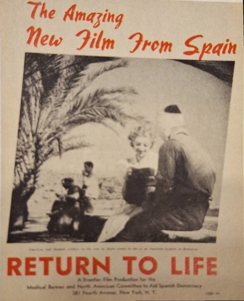 HCBs Spanienfilm - hier das Plakat für die USA (Quelle: Cherous, Henri Cartier-Bresson)